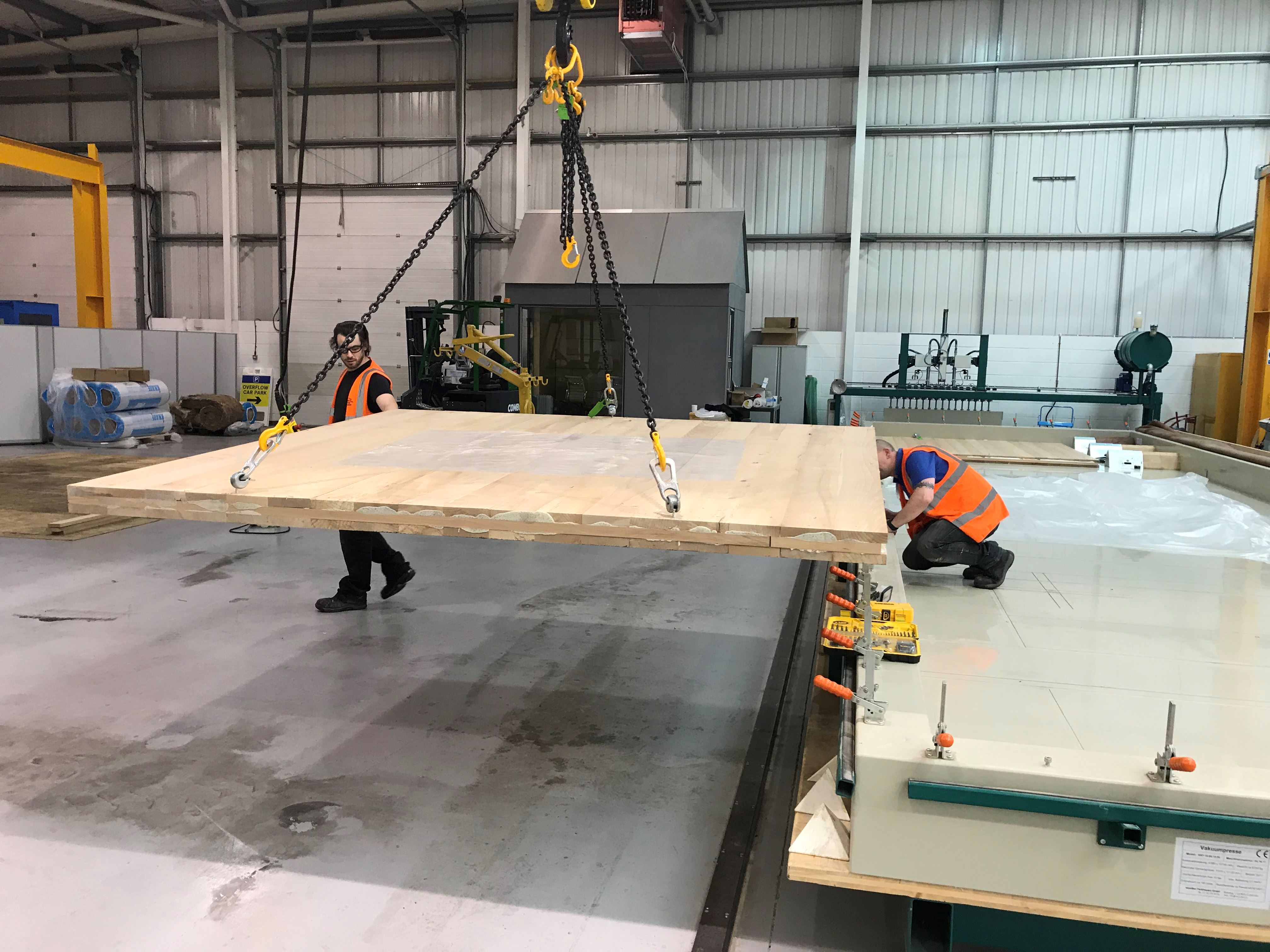 2018 Aug CSIC Produces UK’S First Ever Hardwood Cross Laminated Timber To Construct London Design Festival Pavilion