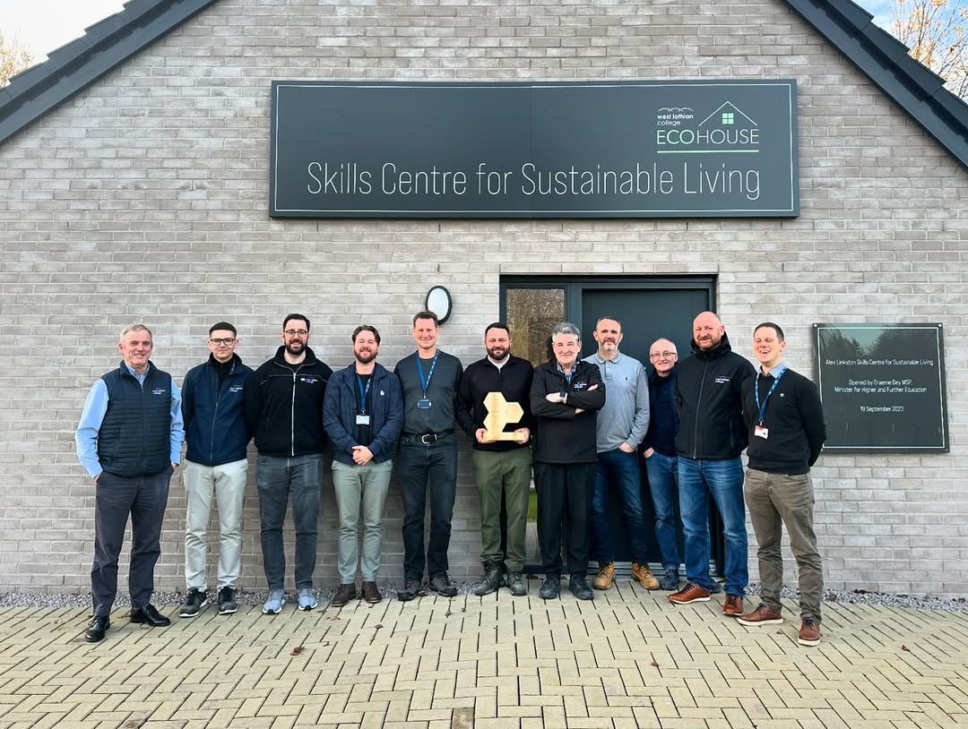 Built Environment Team With BE ST Award
